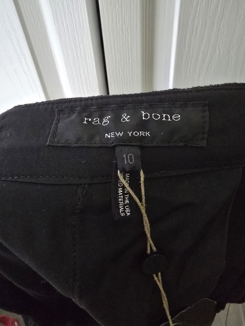 rag & bone New York Black Pants - Size 10